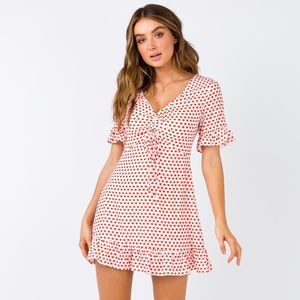 PRINCESS POLLY HEART DRESS